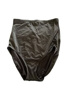 Dreamsuit By Miracle Brands High Waisted Swim Bottom Black Size 12 Slimming NWT